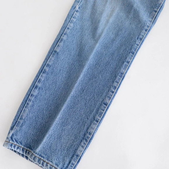 Vintage 90S DKNY Faded Mid wash Straight Leg Denim Jeans Size 14 - Picture 5 of 11